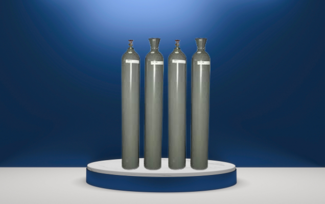 Zero air gas cylinder