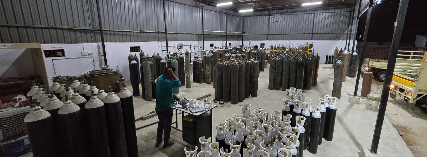 oxygen cylinders