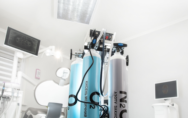 medical oxygen gas cylinder